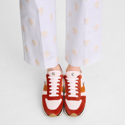 Le Pliage Green Sneakers , Tomato - Leather