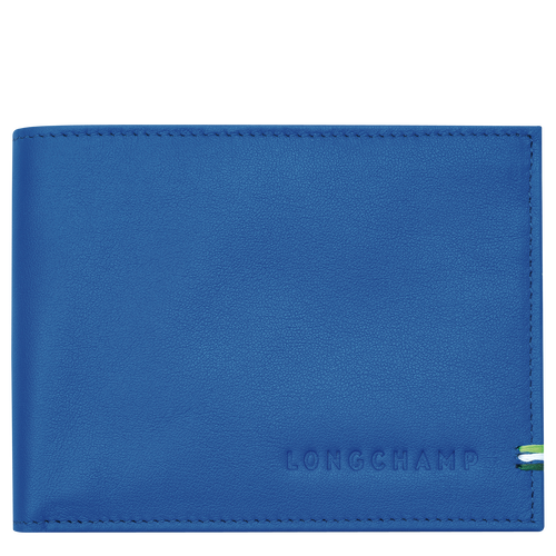 Geldbörse Longchamp sur Seine , Leder - Kobaltblau - Ansicht 1 von 3