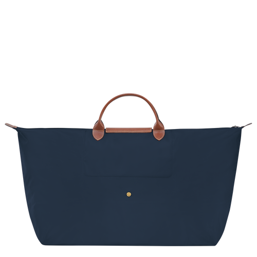 Sac de voyage M Le Pliage Original , Toile recyclée - Marine - Vue 4 de 6