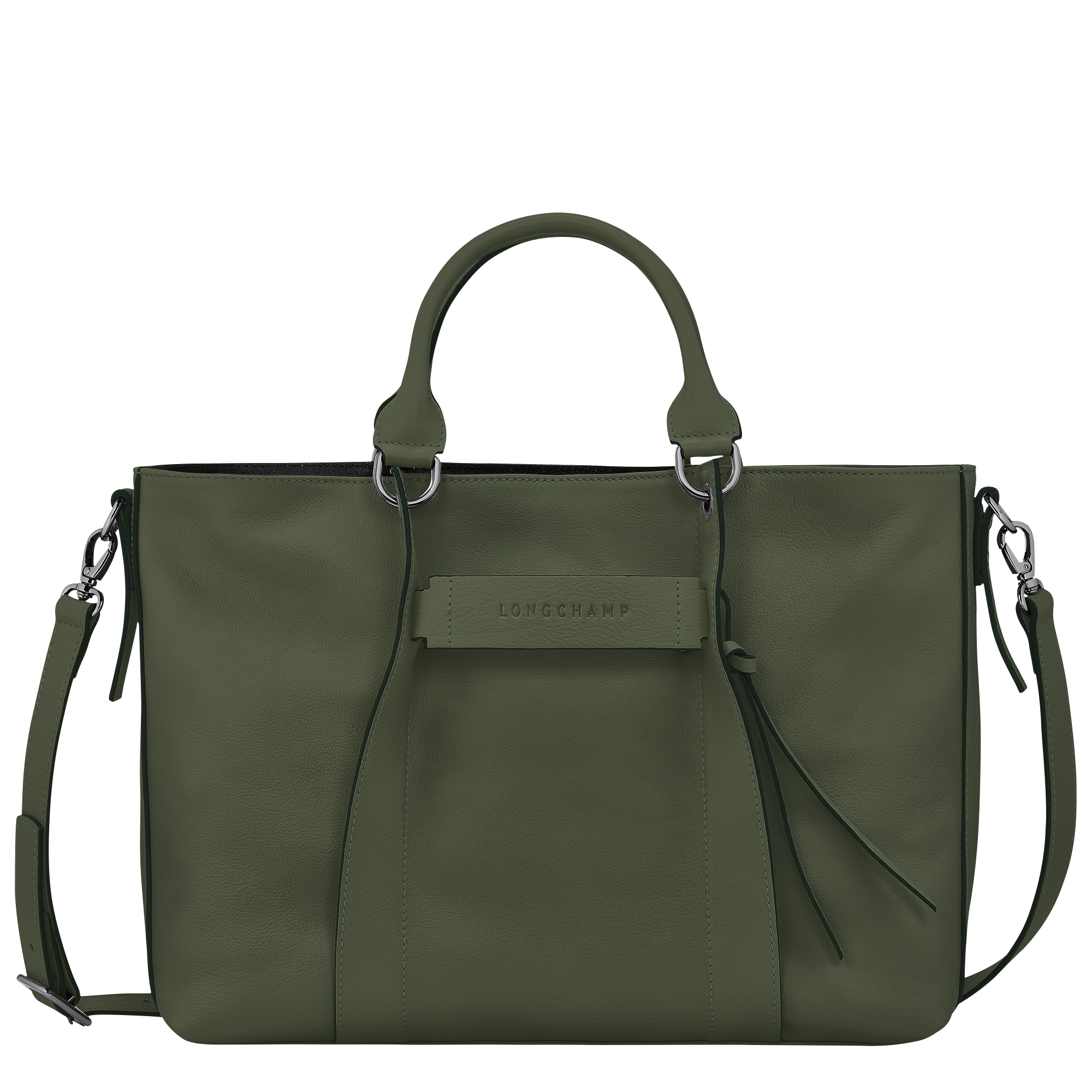 Longchamp 3D Handbag M, Khaki