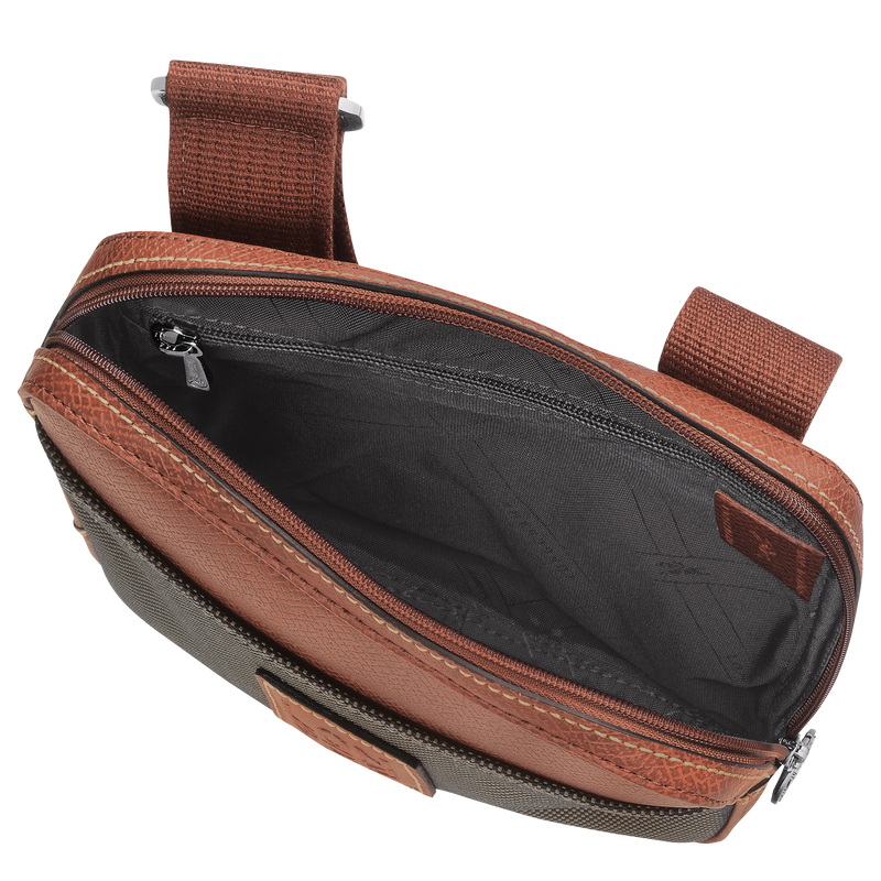 Umh&auml;ngetasche XS Boxford , Recyceltes Canvas - Braun  - Ansicht 5 von 5