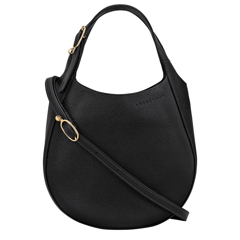 Le Foulonn&eacute; S Handbag , Black - Leather  - View 5 of  7