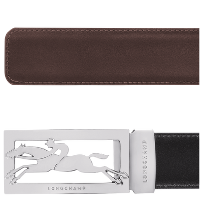 Delta Box Cinto para homem, Preto/Castanho mocha