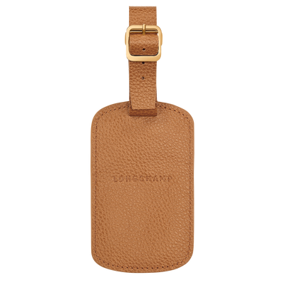 Le Foulonn&eacute; Luggage tag, Pecan