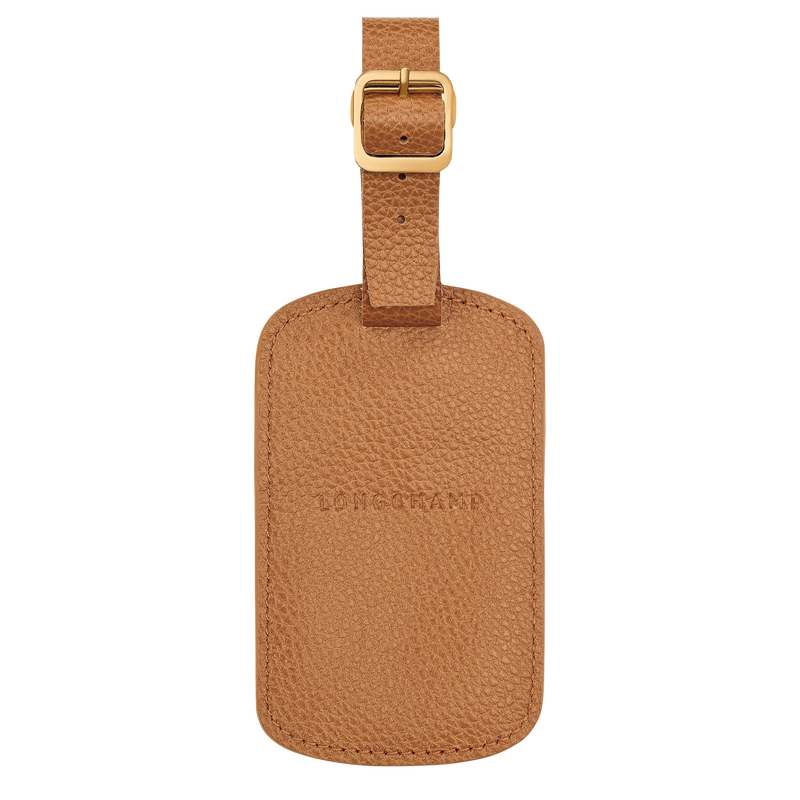 Le Foulonn&eacute; Luggage tag , Pecan - Leather  - View 1 of 1
