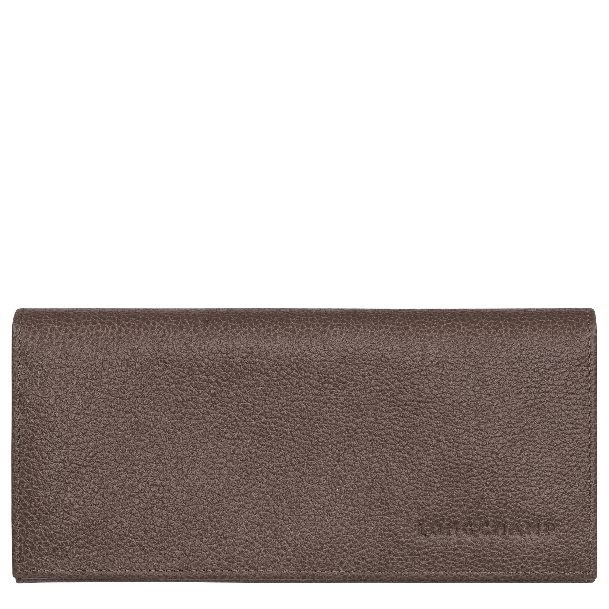 Le Foulonn&eacute; Long continental wallet, Taupe