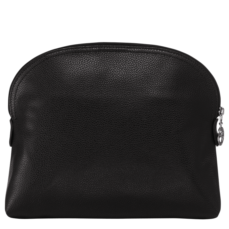 Le Foulonn&eacute; Toiletry case , Black - Leather  - View 3 of  4