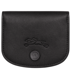 Le Pliage Xtra Card holder , Black - Leather