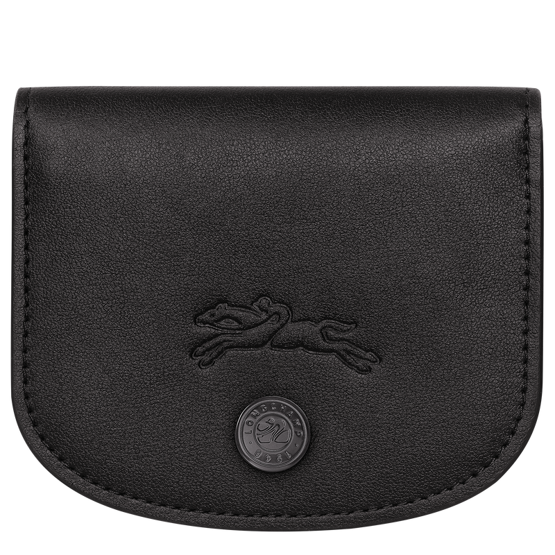Le Pliage Xtra Card holder , Black - Leather  - View 1 of  3