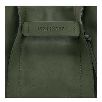 Longchamp 3D Schultertasche M, Khaki