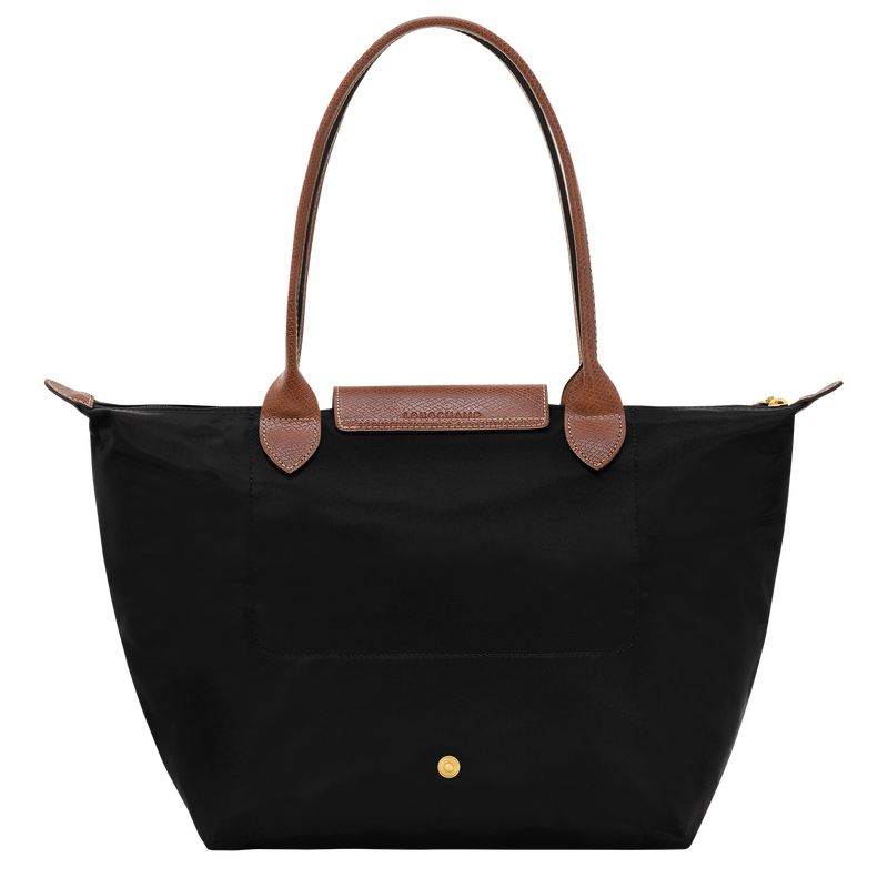 Le Pliage Original M Tote bag , Black - Recycled canvas  - View 4 of 6