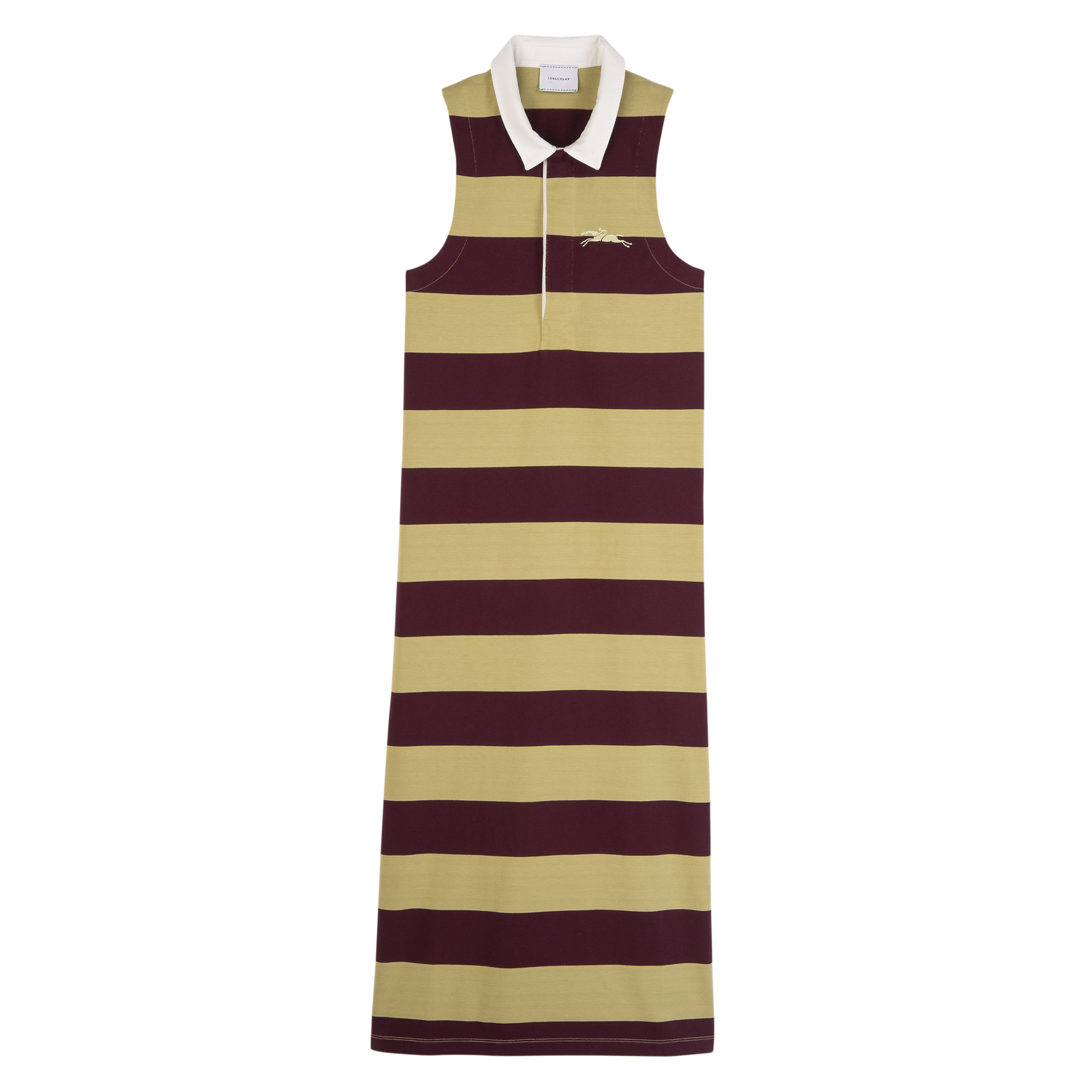 null Abito a polo,  Pistacchio/Amaranto