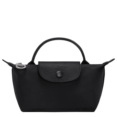 Pochette Le Pliage One , Recyceltes Canvas - Schwarz