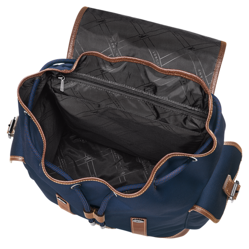 Rucksack Boxford , Recyceltes Canvas - Blau - Ansicht 5 von 5