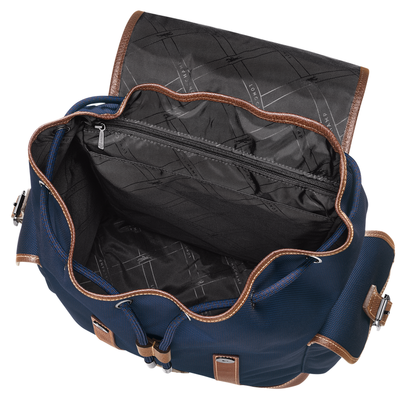 Rucksack Boxford , Recyceltes Canvas - Blau  - Ansicht 5 von 5