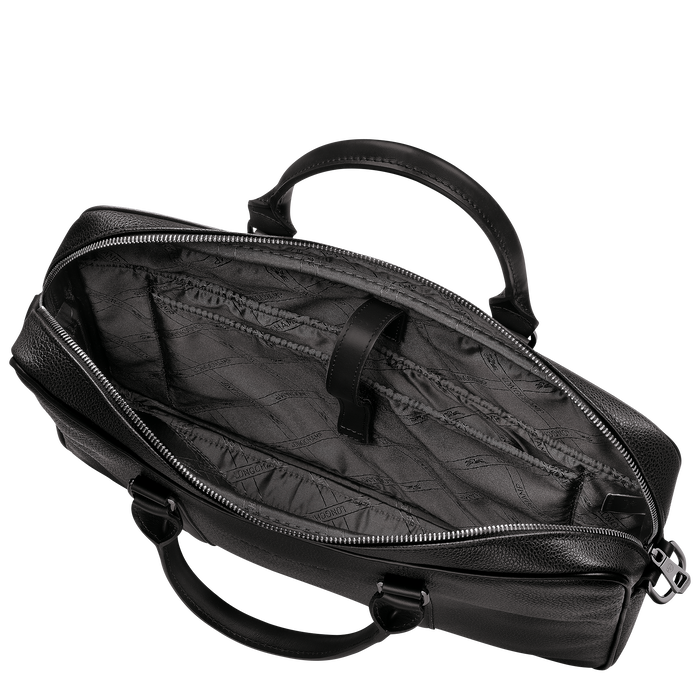 Le Foulonné Briefcase XS, Black
