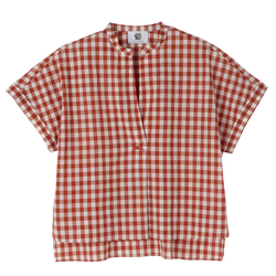Blouse , Bark - Vichy jacquard