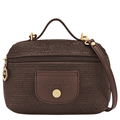 Sac bandouli&egrave;re XS Le Pliage Collection , Toile - Moka