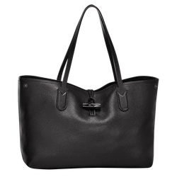 Le Roseau Essential L Tote bag , Black - Leather