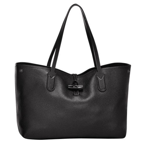 Shopper L Le Roseau Essential , Leder - Schwarz - Ansicht 1 von 5