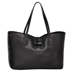Roseau Essential L Tote bag , Black - Leather