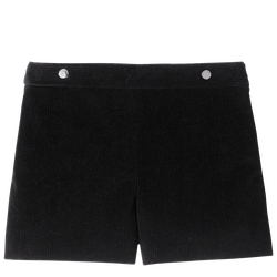 Short , Velours - Noir