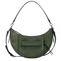 Longchamp 3D S Crossbody bag , Khaki - Leather