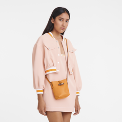 Roseau Essential XS Crossbody bag , Orange - Leather