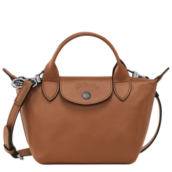 Le Pliage Xtra XS Handbag , Cognac - Leather