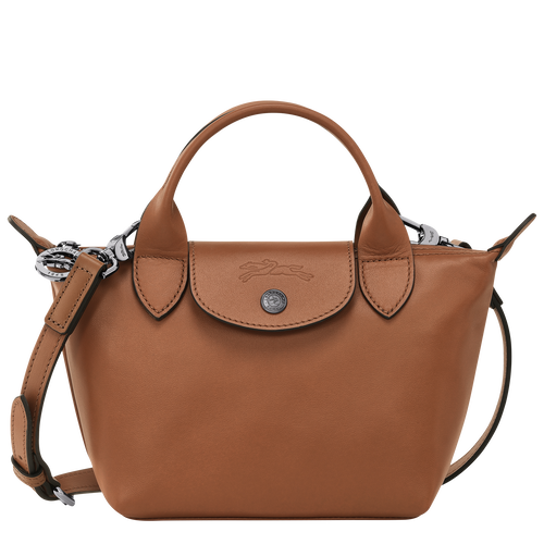Le Pliage Xtra XS Handbag , Cognac - Leather - View 1 of 6