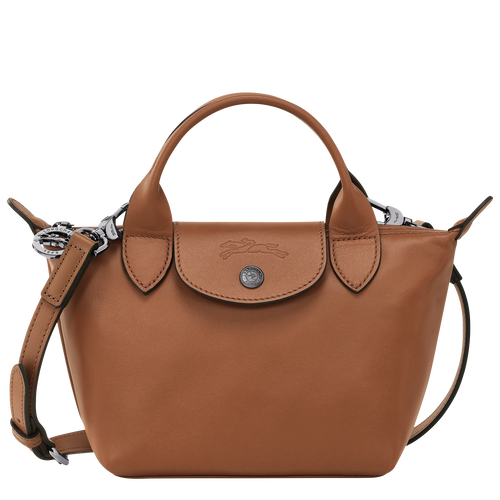 Le Pliage Xtra XS Handbag , Cognac - Leather - View 1 of  6