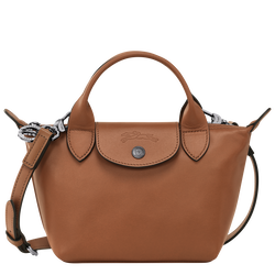 Le Pliage Xtra XS Handbag , Cognac - Leather