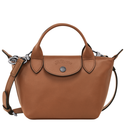 Le Pliage Xtra XS Handbag , Cognac - Leather - View 1 of  5