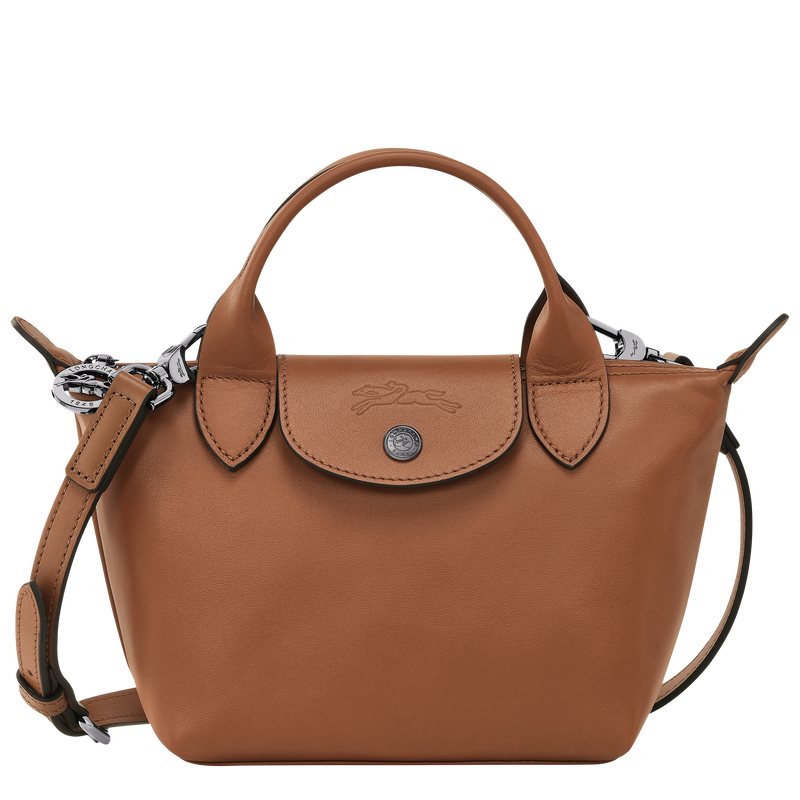 Le Pliage Xtra XS Handbag , Cognac - Leather  - View 1 of 5