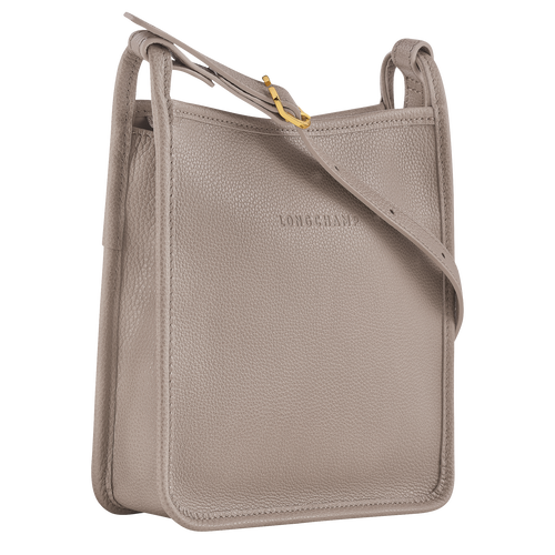 Le Foulonné S Crossbody bag , Turtledove - Leather - View 3 of 6