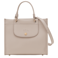 Cabas Longchamp S Handbag , Clay - Leather