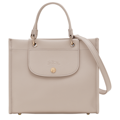 Sac à main S Cabas Longchamp , Cuir - Argile