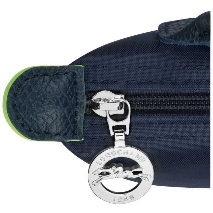 Le Pliage Green Pouch with handle, Navy