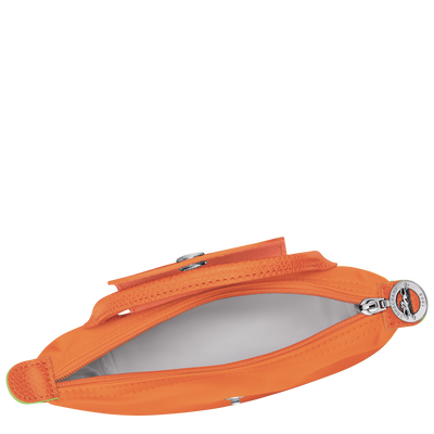 Le Pliage Green Pouch with handle, Orange
