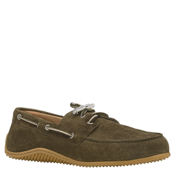 Longboat Loafer , Olive - Leather