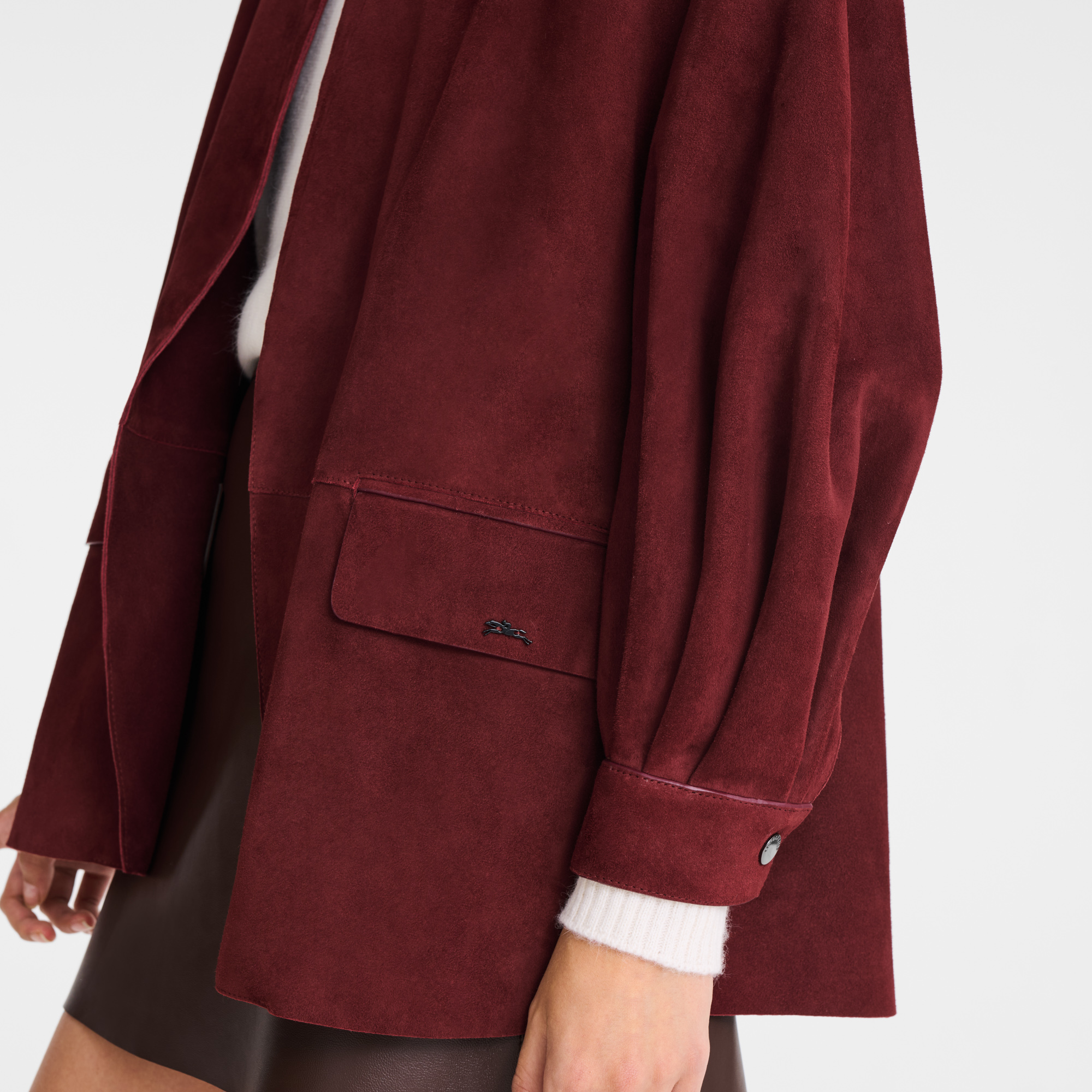null Jacket, Burgundy