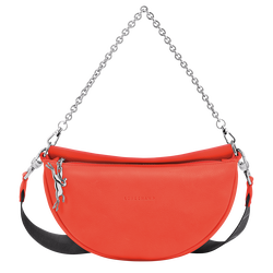 Smile S Crossbody bag , Orange - Leather