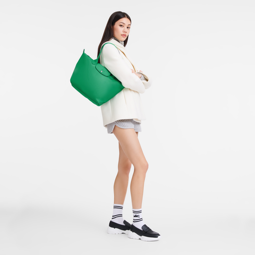 Le Pliage Xtra M Tote bag Green - Leather | Longchamp GB