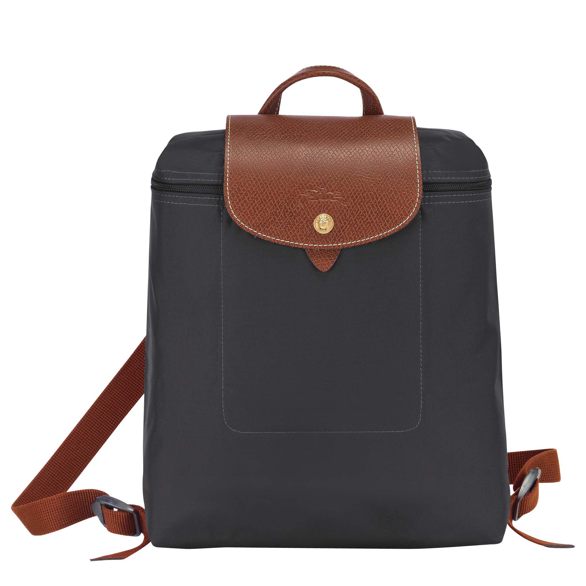 longchamp le pliage backpack grey