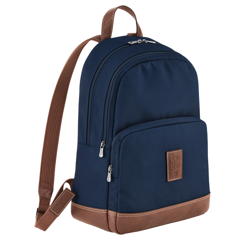 Rucksack Boxford , Recyceltes Canvas - Blau  - Ansicht 3 von 5