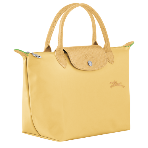 Le Pliage Green S Handbag , Wheat - Recycled canvas - View 3 of 6