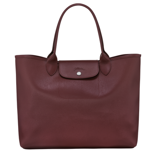 Le Pliage City Bolso con asa superior L , Tejido - Ciruela - Vista 1 de 4