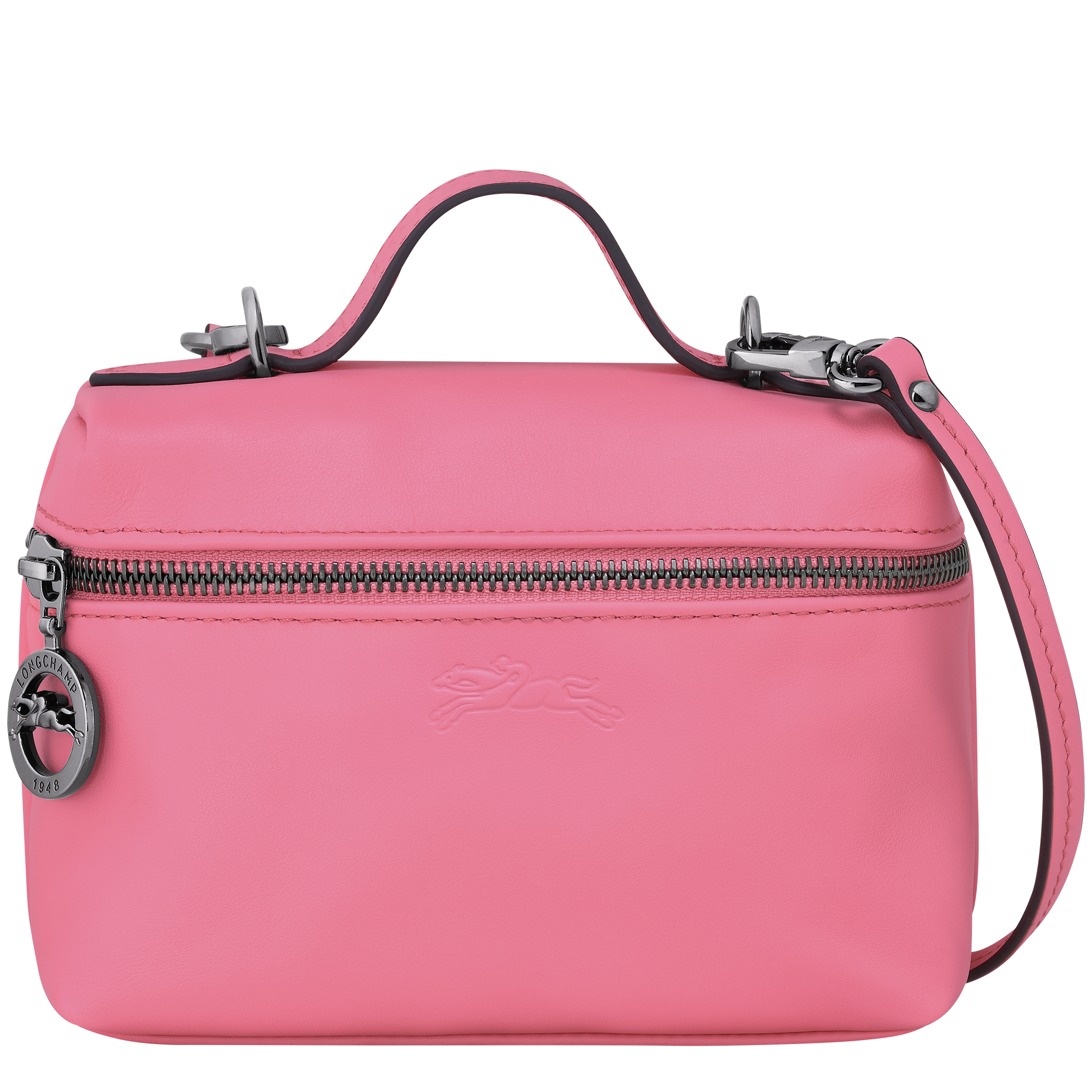 Longchamp Le Pliage Cosmetic Case in Pink