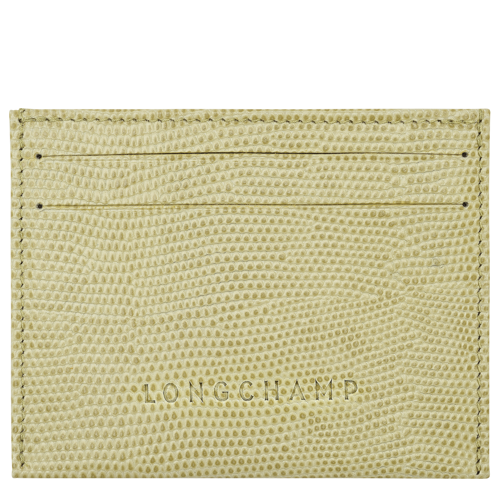 Longchamp Pocket Kompaktes zweifach-Kartenetui, Pistazie