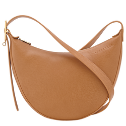 Le Foulonn&eacute; S Crossbody bag , Pecan - Leather